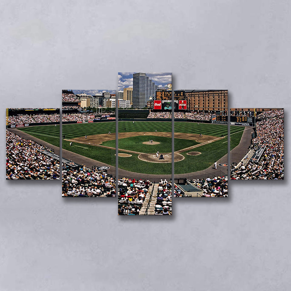 Baltimore Orioles Wall Art Oriole Park At Camden,Multi Panels,Sport Stadium Art Prints, Fan Gift