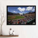 Baltimore Orioles Wall Art Oriole Park Stadium Framed Canvas Prints Baseball,Sport Stadium Art Prints, Fan Gift