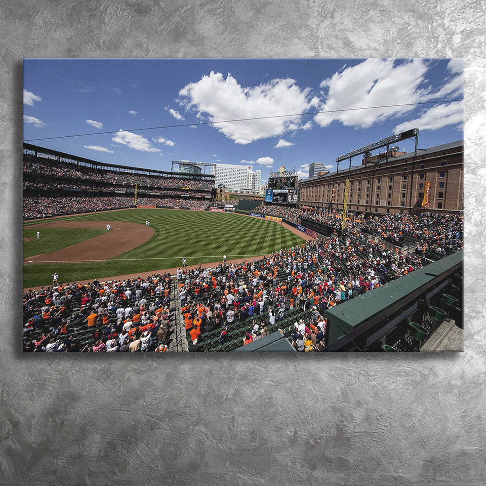Baltimore Orioles Wall Art Oriole Park Stadium Canvas Prints Baseball,Sport Stadium Art Prints, Fan Gift, Wall Decor