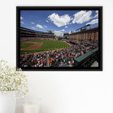 Baltimore Orioles Wall Art Oriole Park Stadium Framed Canvas Prints Baseball,Sport Stadium Art Prints, Fan Gift