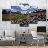 Baltimore Orioles Wall Art Oriole Park Stadium Canvas Prints Baseball,Multi Panels,Sport Stadium Art Prints, Fan Gift