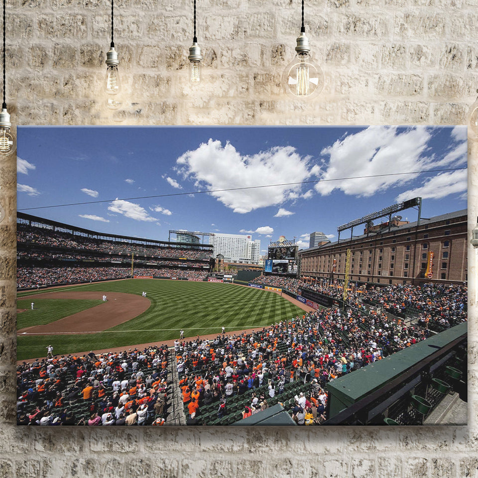 Baltimore Orioles Wall Art Oriole Park Stadium Canvas Prints Baseball,Sport Stadium Art Prints, Fan Gift, Wall Decor