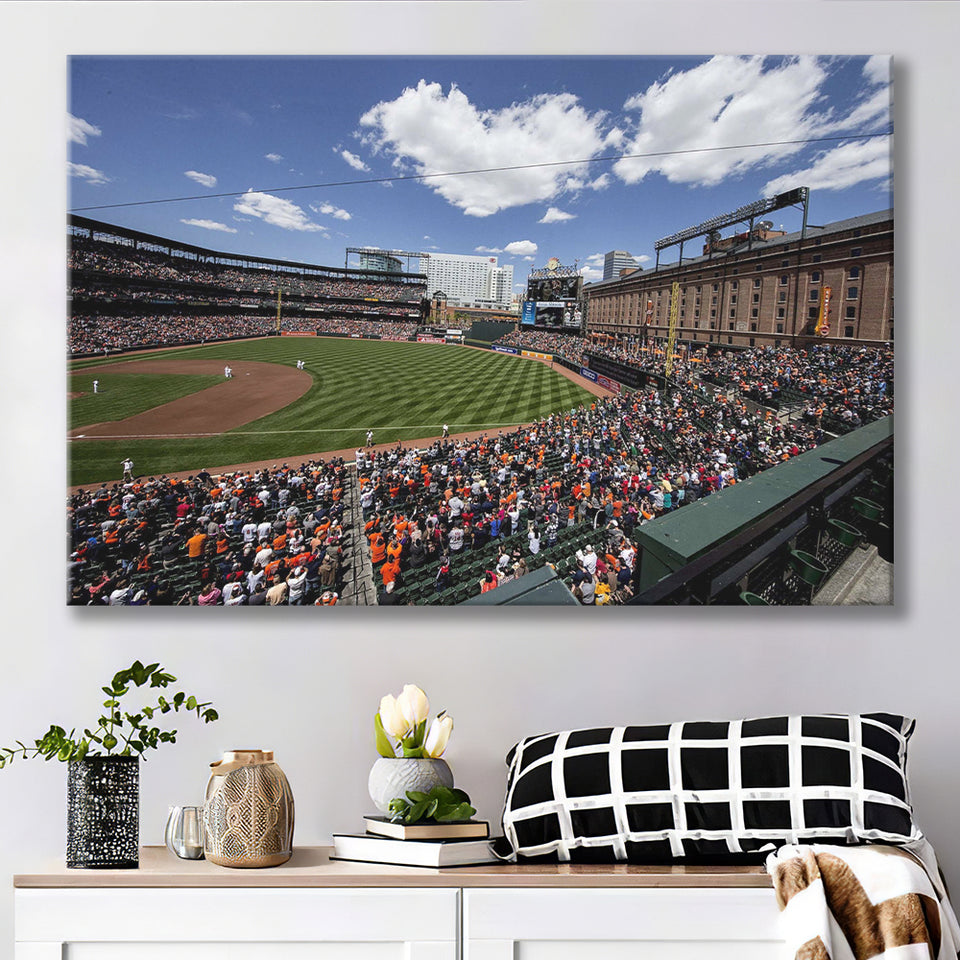 Baltimore Orioles Wall Art Oriole Park Stadium Canvas Prints Baseball,Sport Stadium Art Prints, Fan Gift, Wall Decor
