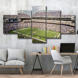 Baltimore Ravens Stadium Canvas Prints MT Bank Stadium Wall Art,Multi Panels,Sport Stadium Art Prints, Fan Gift