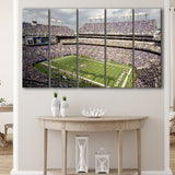 Baltimore Ravens Stadium Canvas Prints MT Bank Stadium Wall Art,Multi Panels B,Sport Stadium Art Prints, Fan Gift