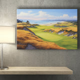 Bandon Dunes Golf Courses At Bandon Ore. U.S.A Painting Art Canvas Prints Wall Art, Painting Art Home Decor