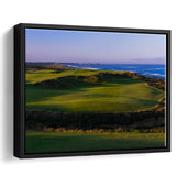 Bandon Dunes Golf Courses Hole 16, Bandon, Oregon, Golf Art Print, Framed Canvas Prints Wall Art Decor, Floating Frame