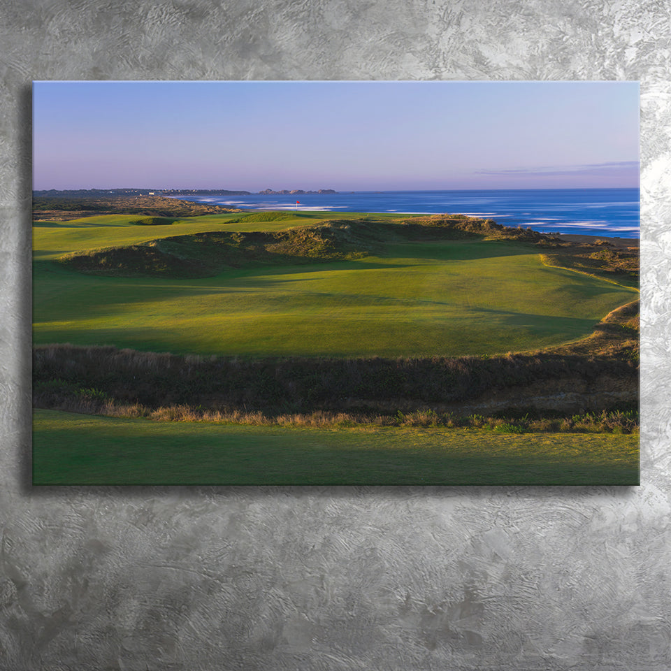 Bandon Dunes Golf Courses Hole 16, Bandon, Oregon, Golf Art Print, Golf Lover, Canvas Prints Wall Art Decor
