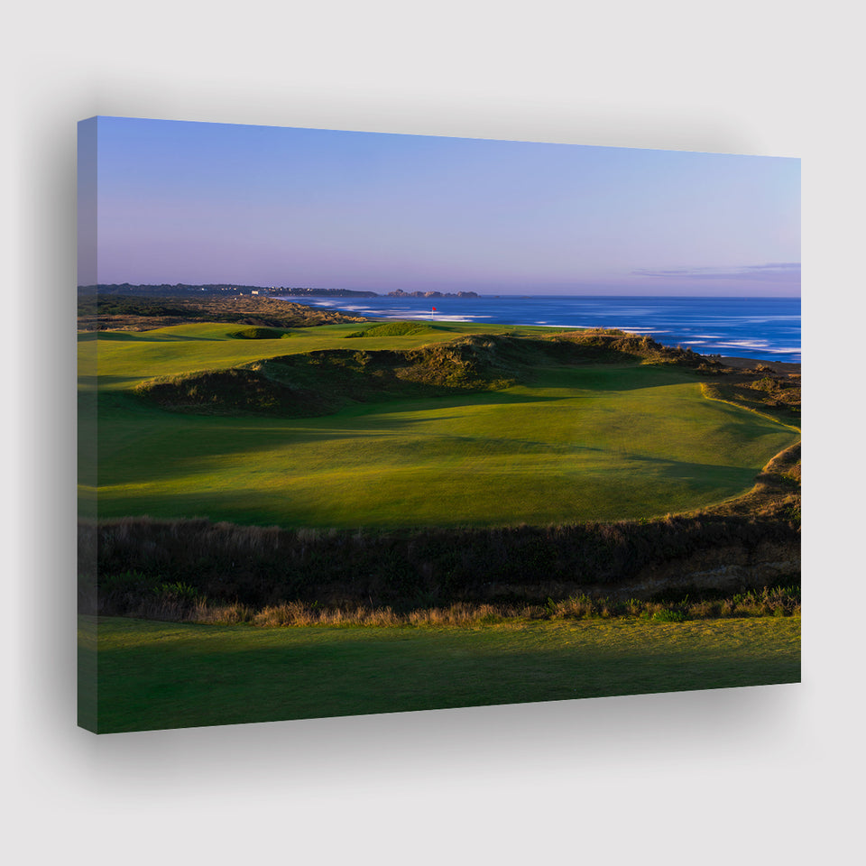 Bandon Dunes Golf Courses Hole 16, Bandon, Oregon, Golf Art Print, Golf Lover, Canvas Prints Wall Art Decor