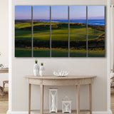 Bandon Dunes Golf Courses Hole 16, Bandon, Oregon, 5 Panels Extra Large Canvas Prints Wall Art Decor