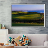 Bandon Dunes Golf Courses Hole 16, Bandon, Oregon, Golf Art Print, Framed Canvas Prints Wall Art Decor, Floating Frame