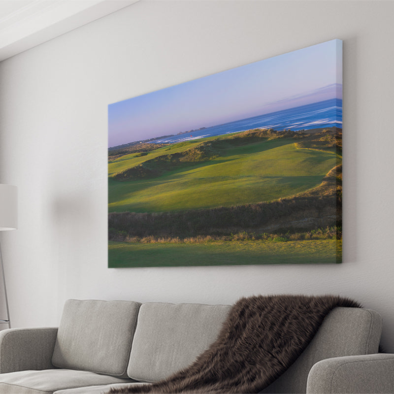 Bandon Dunes Golf Courses Hole 16, Bandon, Oregon, Golf Art Print, Golf Lover, Canvas Prints Wall Art Decor
