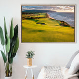 Bandon Dunes Golf Courses At Bandon, Ore, Usa 1, Golf Art Print, Framed Canvas Prints Wall Art Decor, Floating Frame