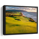 Bandon Dunes Golf Courses At Bandon, Ore, Usa 1, Golf Art Print, Framed Canvas Prints Wall Art Decor, Floating Frame