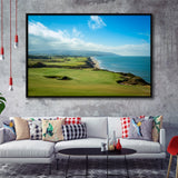 Bandon Dunes Golf Courses At Bandon, Ore, Usa 2, Golf Art Print, Framed Canvas Prints Wall Art Decor, Floating Frame