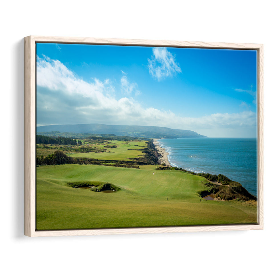 Bandon Dunes Golf Courses At Bandon, Ore, Usa 2, Golf Art Print, Framed Canvas Prints Wall Art Decor, Floating Frame