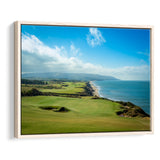 Bandon Dunes Golf Courses At Bandon, Ore, Usa 2, Golf Art Print, Framed Canvas Prints Wall Art Decor, Floating Frame