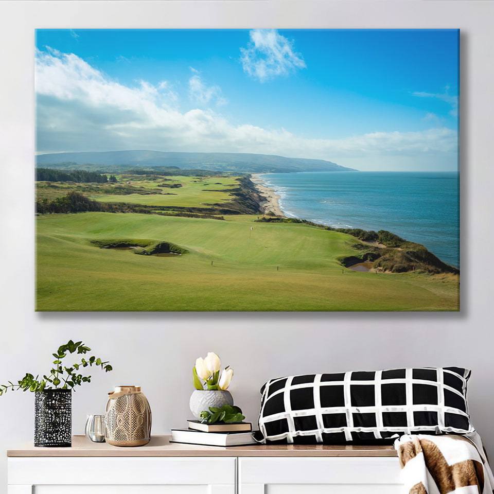 Bandon Dunes Golf Courses At Bandon, Ore, Usa 2, Golf Art Print, Golf Lover, Canvas Prints Wall Art Decor