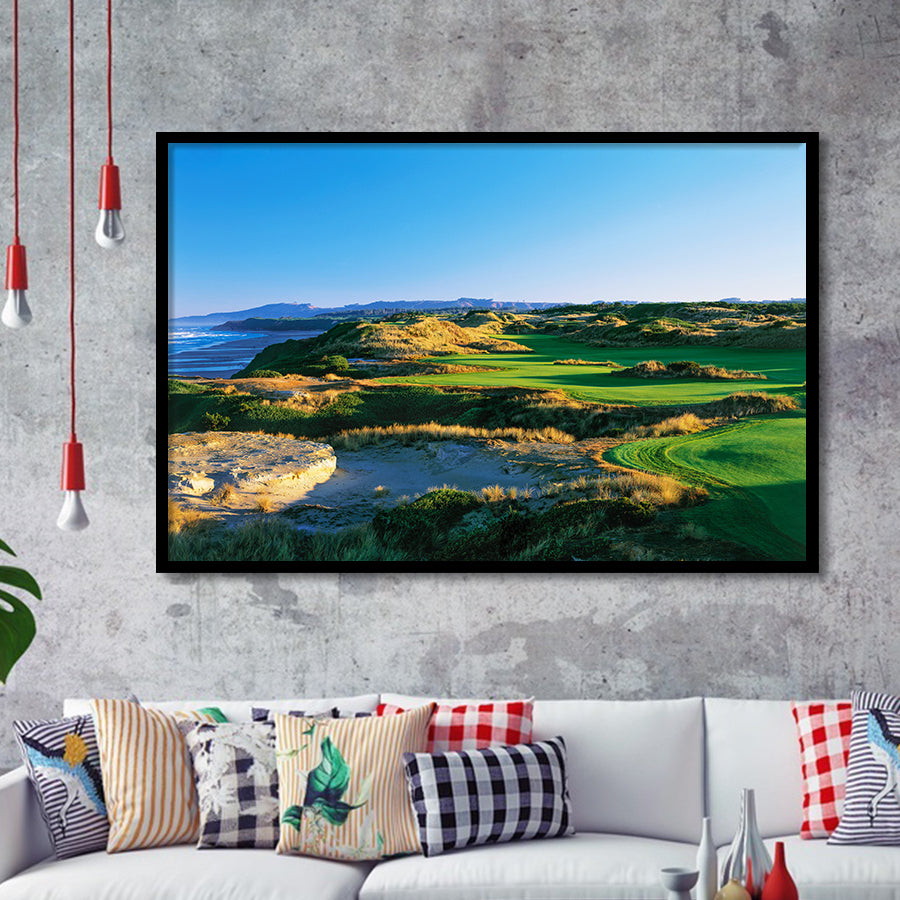 Bandon Dunes Hole 05, Bandon, Oregon, Golf Sport Print, Golf Lover, Framed Art Prints Home Decor