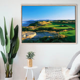 Bandon Dunes Hole 05, Bandon, Oregon, Golf Art Print, Framed Canvas Prints Wall Art Decor, Floating Frame
