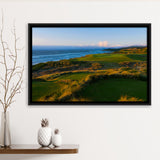 Bandon Dunes Hole 06, Bandon, Oregon, Golf Art Print, Framed Canvas Prints Wall Art Decor, Floating Frame