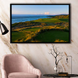Bandon Dunes Hole 06, Bandon, Oregon, Golf Art Print, Framed Canvas Prints Wall Art Decor, Floating Frame