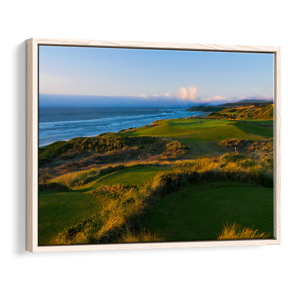 Bandon Dunes Hole 06, Bandon, Oregon, Golf Art Print, Framed Canvas Prints Wall Art Decor, Floating Frame