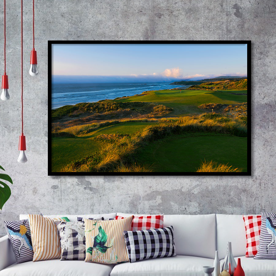 Bandon Dunes Hole 06, Bandon, Oregon, Golf Sport Print, Golf Lover, Framed Art Prints Home Decor