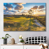 Bandon Preserve Golf Course Hole 11 Sunset 2, Golf Art Print, Golf Lover, Canvas Prints Wall Art Decor