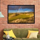 Bandon Preserve Golf Course, Hole 1 Rainbow, Golf Sport Print, Golf Lover, Framed Art Prints Home Decor