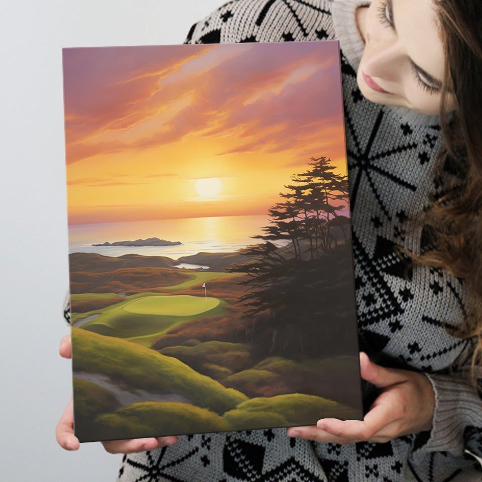 Bandon Preserve Golf Course Painting Art, Painting Art, Canvas Prints Wall Art Home Decor