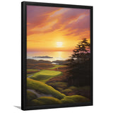 Bandon Preserve Golf Course Painting Art, Painting Art, Framed Art Prints Wall Decor