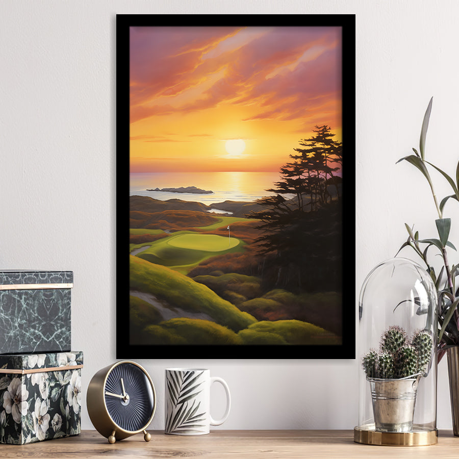 Bandon Preserve Golf Course Painting Art, Painting Art, Framed Art Prints Wall Decor