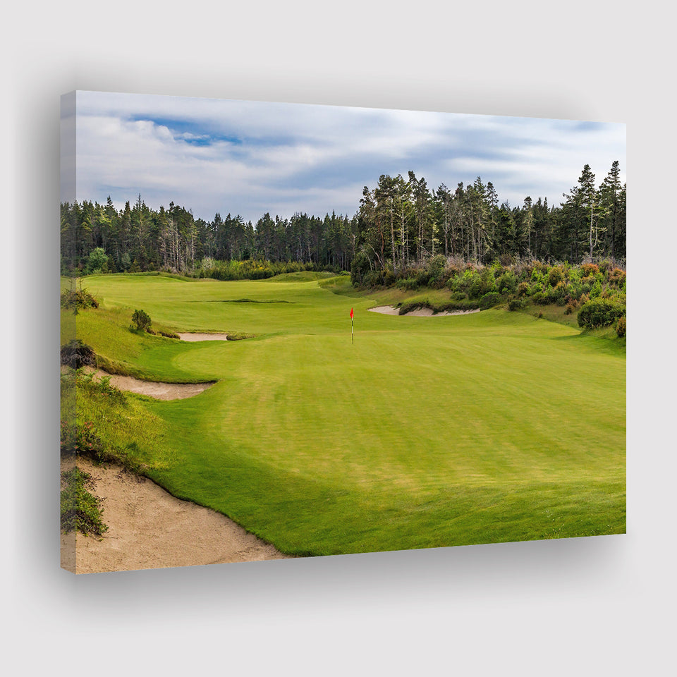 Bandon Trails Golf Course, Hole 15, Golf Art Print, Golf Lover, Canvas Prints Wall Art Decor