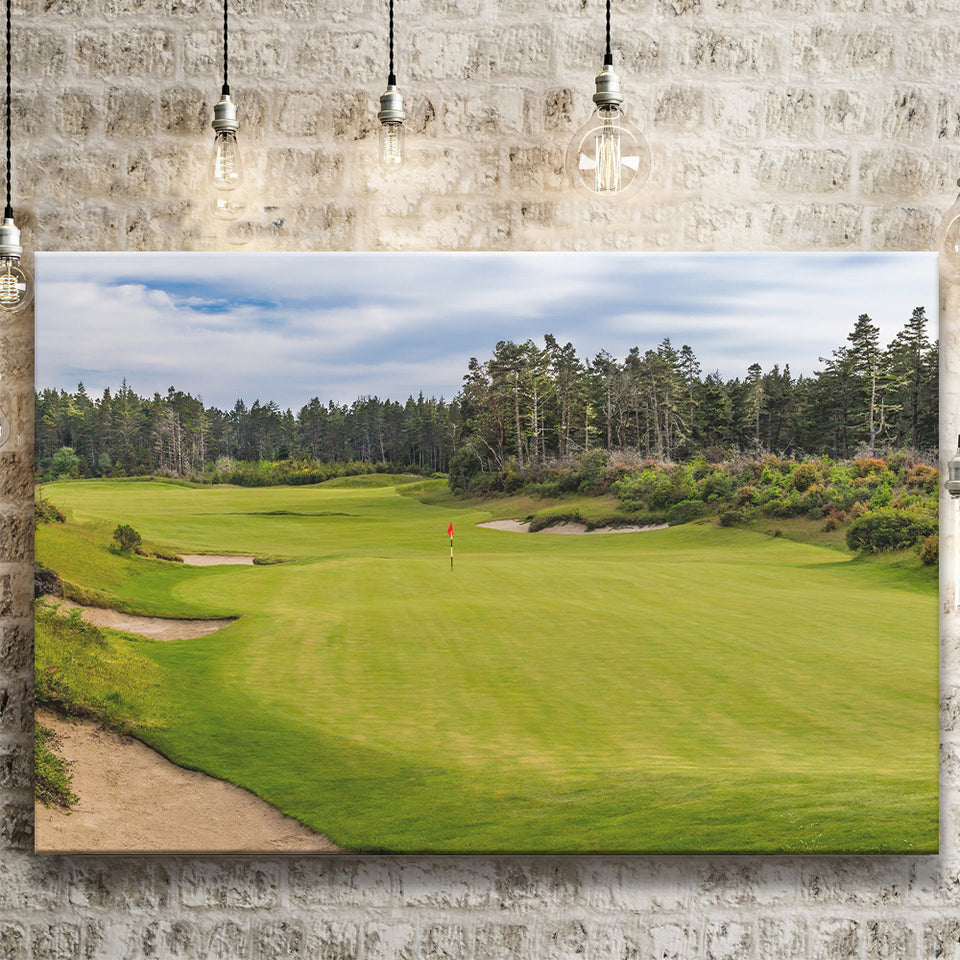 Bandon Trails Golf Course, Hole 15, Golf Art Print, Golf Lover, Canvas Prints Wall Art Decor
