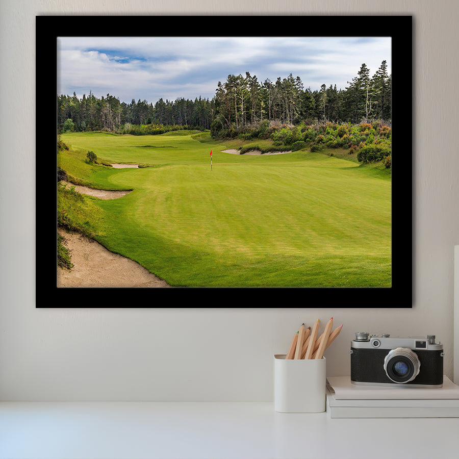 Bandon Trails Golf Course, Hole 15, Golf Sport Print, Golf Lover, Framed Art Prints Home Decor