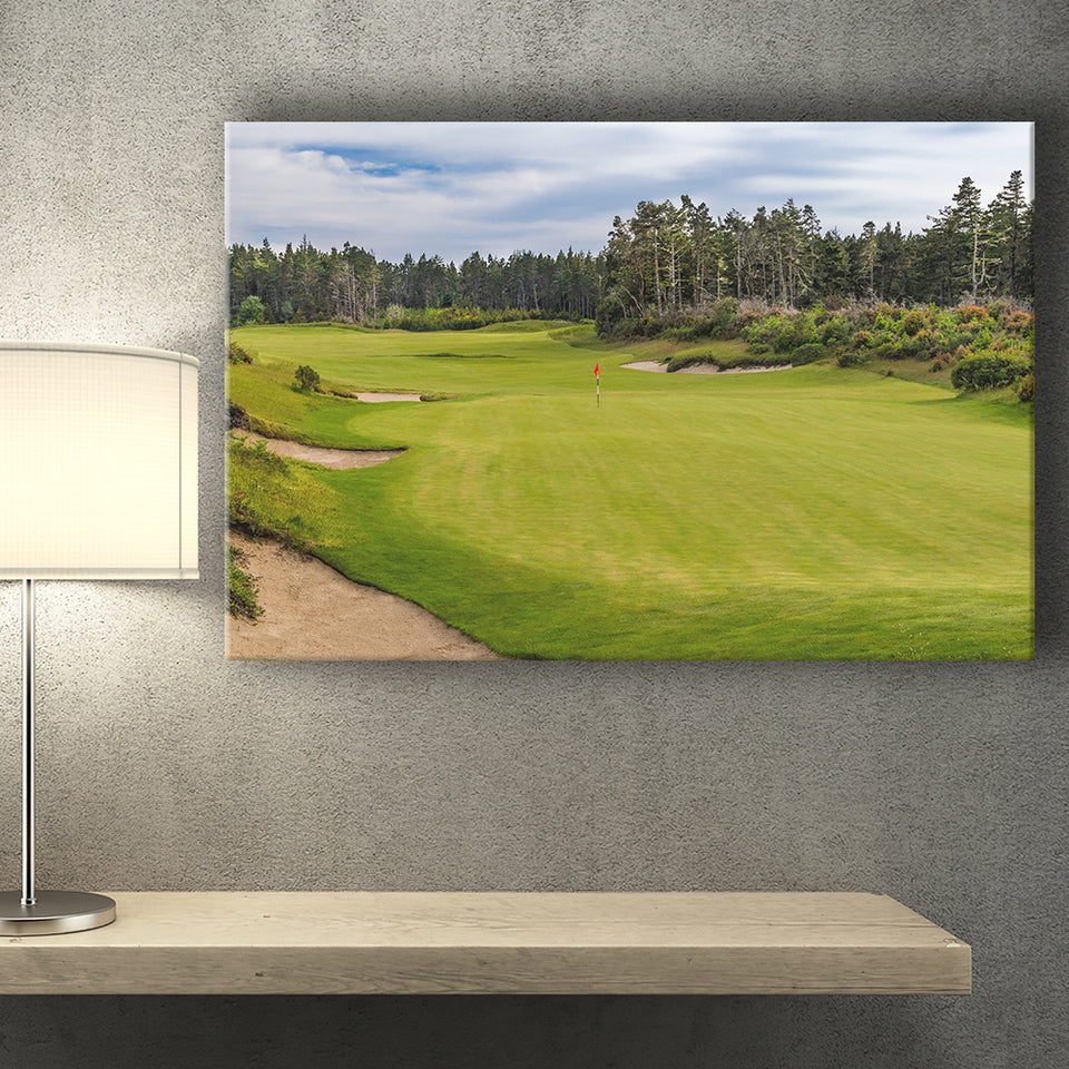 Bandon Trails Golf Course, Hole 15, Golf Art Print, Golf Lover, Canvas Prints Wall Art Decor