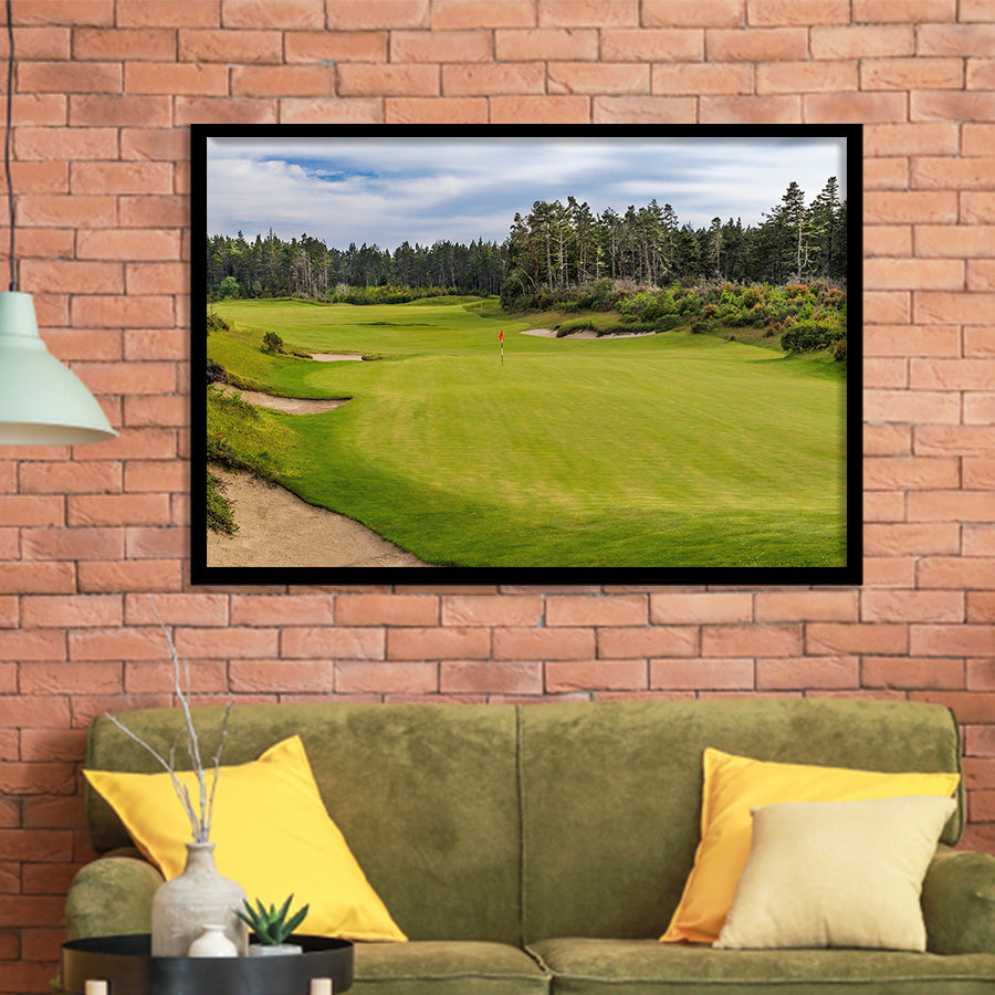Bandon Trails Golf Course, Hole 15, Golf Sport Print, Golf Lover, Framed Art Prints Home Decor