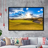 Bandon Trails Golf Course, Hole 18, Golf Sport Print, Golf Lover, Framed Art Prints Home Decor
