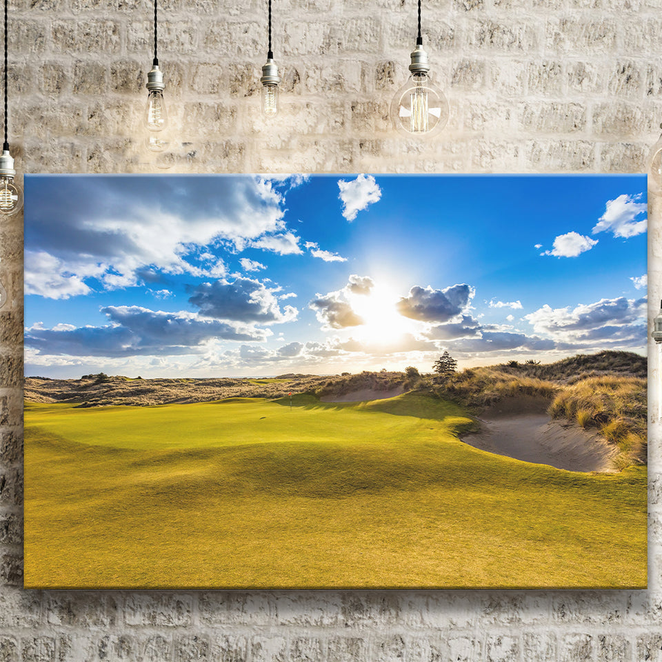 Bandon Trails Golf Course, Hole 18, Golf Art Print, Golf Lover, Canvas Prints Wall Art Decor