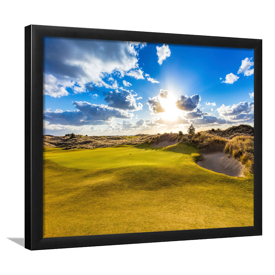 Bandon Trails Golf Course, Hole 18, Golf Sport Print, Golf Lover, Framed Art Prints Home Decor