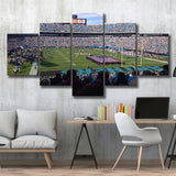 Bank Of America Stadium Canvas Prints Carolina Panthers Wall Art,Multi Panels,Sport Stadium Art Prints, Fan Gift