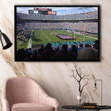 Bank Of America Stadium Framed Canvas Prints Carolina Panthers Wall Art,Sport Stadium Art Prints, Fan Gift