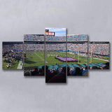 Bank Of America Stadium Canvas Prints Carolina Panthers Wall Art,Multi Panels,Sport Stadium Art Prints, Fan Gift