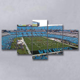 Bank Of America Stadium Wall Art Carolina Panthers,Multi Panels,Sport Stadium Art Prints, Fan Gift