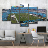 Bank Of America Stadium Wall Art Carolina Panthers,Multi Panels,Sport Stadium Art Prints, Fan Gift