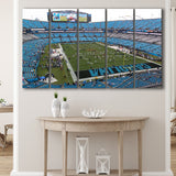 Bank Of America Stadium Wall Art Carolina Panthers,Multi Panels B,Sport Stadium Art Prints, Fan Gift