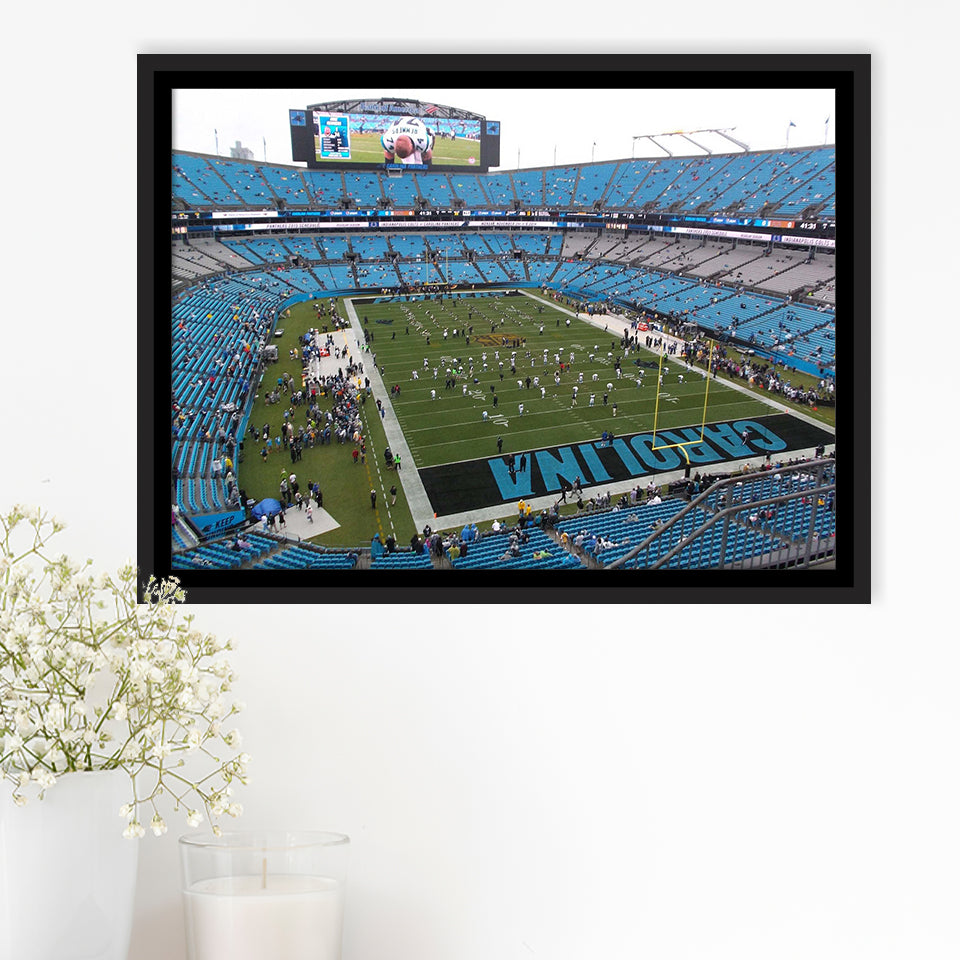 Bank Of America Stadium Wall Art Carolina Panthers,Sport Stadium Art Prints, Fan Gift