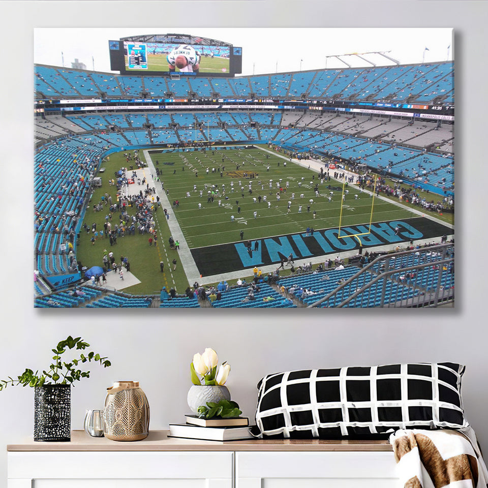 Bank Of America Stadium Wall Art Carolina Panthers,Sport Stadium Art Prints, Fan Gift, Wall Decor