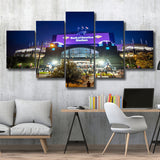 Bank of America Stadium, Stadium Canvas, Sport Art, Large Canvas, Multi Panels, Canvas Prints Wall Art Decor